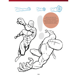 Comic Art Superheroes i gruppen Hobby & Kreativitet / Bøker / Instruksjonsbøker hos Pen Store (137208)