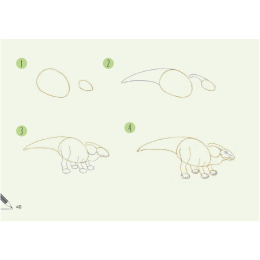 Draw 30: Dinosaurs i gruppen Hobby & Kreativitet / Bøker / Instruksjonsbøker hos Pen Store (137212)