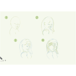 Draw 30: Faces i gruppen Hobby & Kreativitet / Bøker / Instruksjonsbøker hos Pen Store (137214)