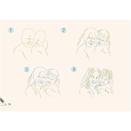 Draw 30: Faces i gruppen Hobby & Kreativitet / Bøker / Instruksjonsbøker hos Pen Store (137214)