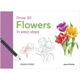 Draw 30: Flowers i gruppen Hobby & Kreativitet / Bøker / Instruksjonsbøker hos Pen Store (137215)