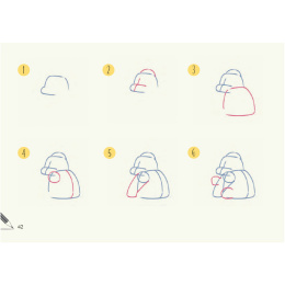 Draw 30: Kawaii Animals i gruppen Hobby & Kreativitet / Bøker / Instruksjonsbøker hos Pen Store (137216)