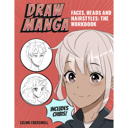 Draw Manga Faces, Heads and Hairstyles i gruppen Hobby & Kreativitet / Bøker / Instruksjonsbøker hos Pen Store (137217)