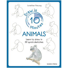 Draw in 10 Minutes: Animals i gruppen Hobby & Kreativitet / Bøker / Instruksjonsbøker hos Pen Store (137218)