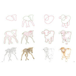 How to Draw: Baby Animals i gruppen Hobby & Kreativitet / Bøker / Instruksjonsbøker hos Pen Store (137223)