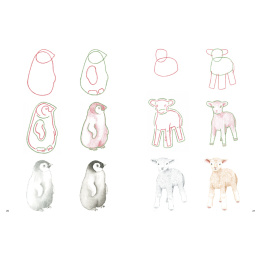 How to Draw: Baby Animals i gruppen Hobby & Kreativitet / Bøker / Instruksjonsbøker hos Pen Store (137223)