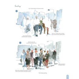 Paint 50: Watercolour Figures i gruppen Hobby & Kreativitet / Bøker / Instruksjonsbøker hos Pen Store (137228)