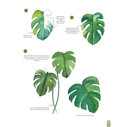 Paint 50: Watercolour Nature i gruppen Hobby & Kreativitet / Bøker / Instruksjonsbøker hos Pen Store (137229)