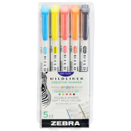 Mildliner 5-pakning Friendly i gruppen Penner / Kunstnerpenner / Illustrasjonmarkers hos Pen Store (137264)
