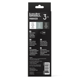Marker Monochrome 3-sett i gruppen Penner / Kunstnerpenner / Akrylmarkers hos Pen Store (137367)