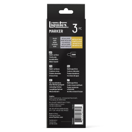 Marker Accent 3-sett i gruppen Penner / Kunstnerpenner / Akrylmarkers hos Pen Store (137368)