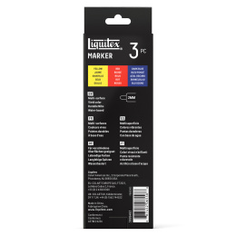 Marker Primary 3-sett i gruppen Penner / Kunstnerpenner / Akrylmarkers hos Pen Store (137369)