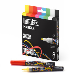 Marker Essential 8-sett i gruppen Penner / Kunstnerpenner / Akrylmarkers hos Pen Store (137370)