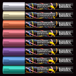 Marker Metallic 8-sett i gruppen Penner / Kunstnerpenner / Akrylmarkers hos Pen Store (137373)