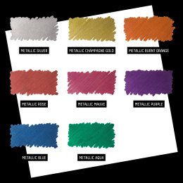 Marker Metallic 8-sett i gruppen Penner / Kunstnerpenner / Akrylmarkers hos Pen Store (137373)