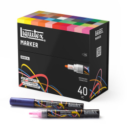 Marker Radical 40-set i gruppen Penner / Kunstnerpenner / Akrylmarkers hos Pen Store (137376)