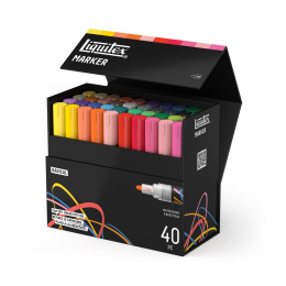 Marker Radical 40-set i gruppen Penner / Kunstnerpenner / Akrylmarkers hos Pen Store (137376)