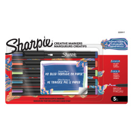 Creative Marker Brush Tip 5‑pakke Earth Tones i gruppen Penner / Kunstnerpenner / Akrylmarkers hos Pen Store (137402)