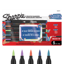 Creative Marker Brush Tip 5‑pakke Earth Tones i gruppen Penner / Kunstnerpenner / Akrylmarkers hos Pen Store (137402)