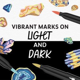 Creative Marker Brush Tip 5‑pakke Earth Tones i gruppen Penner / Kunstnerpenner / Akrylmarkers hos Pen Store (137402)