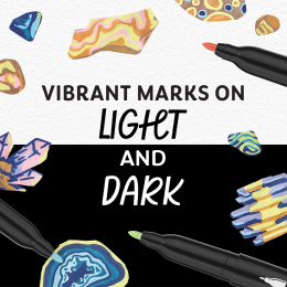 Creative Marker Fine Tip 5‑pakke Earth Tones i gruppen Penner / Kunstnerpenner / Akrylmarkers hos Pen Store (137403)