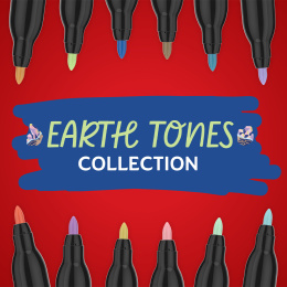 Creative Marker Fine Tip 12‑pakke Earth Tones i gruppen Penner / Kunstnerpenner / Akrylmarkers hos Pen Store (137407)
