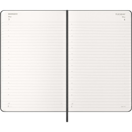 Kalender 12M Daily 2027 Hardcover Large Black i gruppen  Papir & Blokk / Kalendere / 12 md kalendere hos Pen Store (137423)