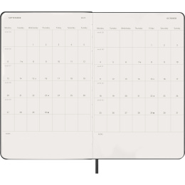 Kalender 12M Daily 2027 Hardcover Large Black i gruppen  Papir & Blokk / Kalendere / 12 md kalendere hos Pen Store (137423)
