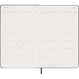 Kalender 12M Daily 2027 Softcover Large Black i gruppen  Papir & Blokk / Kalendere / 12 md kalendere hos Pen Store (137424)