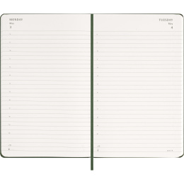 Kalender 12M Daily 2027 Hardcover Large Myrtle Green i gruppen  Papir & Blokk / Kalendere / 12 md kalendere hos Pen Store (137425)