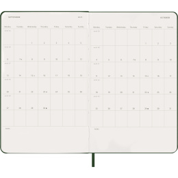 Kalender 12M Daily 2027 Hardcover Large Myrtle Green i gruppen  Papir & Blokk / Kalendere / 12 md kalendere hos Pen Store (137425)