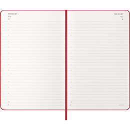 Kalender 12M Daily 2027 Hardcover Large Red i gruppen  Papir & Blokk / Kalendere / 12 md kalendere hos Pen Store (137426)
