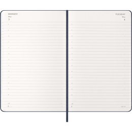 Kalender 12M Daily 2027 Hardcover Large Sapphire Blue i gruppen  Papir & Blokk / Kalendere / 12 md kalendere hos Pen Store (137428)