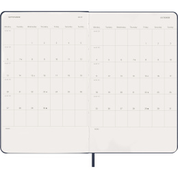 Kalender 12M Daily 2027 Hardcover Large Sapphire Blue i gruppen  Papir & Blokk / Kalendere / 12 md kalendere hos Pen Store (137428)