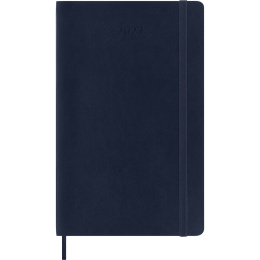Kalender 12M Daily 2027 Softcover Large Sapphire Blue i gruppen  Papir & Blokk / Kalendere / 12 md kalendere hos Pen Store (137429)