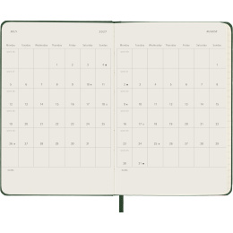 Kalender 12M Daily 2027 Hardcover Pocket Myrtle Green i gruppen  Papir & Blokk / Kalendere / 12 md kalendere hos Pen Store (137434)
