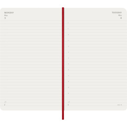 Kalender 12M Daily 2027 Hardcover Pocket Red i gruppen  Papir & Blokk / Kalendere / 12 md kalendere hos Pen Store (137435)