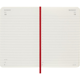 Kalender 12M Daily 2027 Softcover Pocket Red i gruppen  Papir & Blokk / Kalendere / 12 md kalendere hos Pen Store (137436)