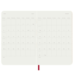 Kalender 12M Daily 2027 Softcover Pocket Red i gruppen  Papir & Blokk / Kalendere / 12 md kalendere hos Pen Store (137436)