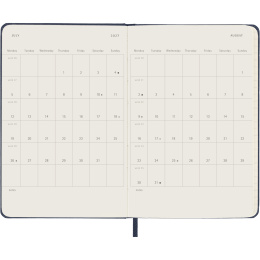 Kalender 12M Daily 2027 Hardcover Pocket Sapphire Blue i gruppen  Papir & Blokk / Kalendere / 12 md kalendere hos Pen Store (137437)