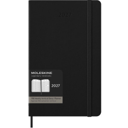 Kalender 12M Weekly Vertical PRO 2027 Hardcover Large Black i gruppen  Papir & Blokk / Kalendere / 12 md kalendere hos Pen Store (137442)