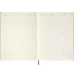 Kalender 12M Smart PRO Digital Weekly Vertical 2027 XL Black i gruppen  Papir & Blokk / Kalendere / 12 md kalendere hos Pen Store (137444)