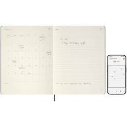 Kalender 12M Smart PRO Digital Weekly Vertical 2027 XL Black i gruppen  Papir & Blokk / Kalendere / 12 md kalendere hos Pen Store (137444)