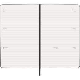 Kalender 12M Weekly Horizontal 2027 Hardcover Large Black  i gruppen  Papir & Blokk / Kalendere / 12 md kalendere hos Pen Store (137446)