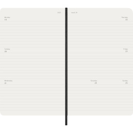 Kalender 12M Weekly Horizontal 2027 Softcover Large Black i gruppen  Papir & Blokk / Kalendere / 12 md kalendere hos Pen Store (137447)