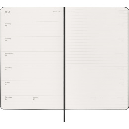 Kalender 12M Weekly Notebook 2027 Hardcover Large Black  i gruppen  Papir & Blokk / Kalendere / 12 md kalendere hos Pen Store (137450)
