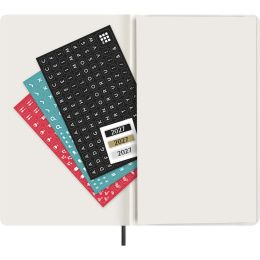 Kalender 12M Weekly Notebook 2027 Softcover Large Black  i gruppen  Papir & Blokk / Kalendere / 12 md kalendere hos Pen Store (137451)