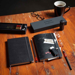 Kalender 12M Weekly Notebook 2027 Softcover Large Black  i gruppen  Papir & Blokk / Kalendere / 12 md kalendere hos Pen Store (137451)