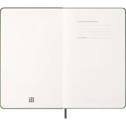 Kalender 12M Weekly Notebook 2027 Hardcover Large Myrtle Green  i gruppen  Papir & Blokk / Kalendere / 12 md kalendere hos Pen Store (137452)