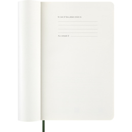 Kalender 12M Weekly Notebook 2027 Softcover Large Myrtle Green  i gruppen  Papir & Blokk / Kalendere / 12 md kalendere hos Pen Store (137453)